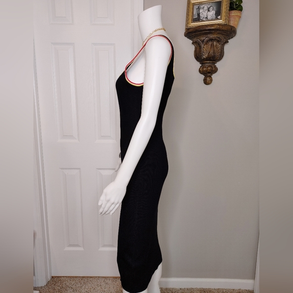 ALMOST FAMOUS Tank Strap Midi Sweater Dress, Black XL - Picture 11 of 13